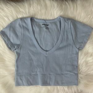 Baby blue garage top